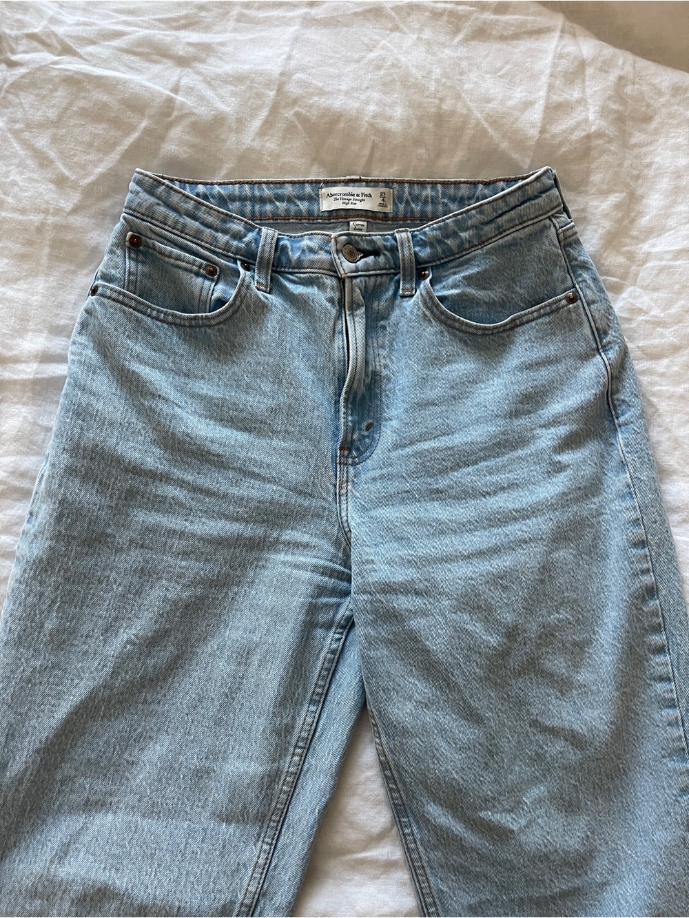 Abercrombie & Fitch Light Blue High-Rise Women's Jeans